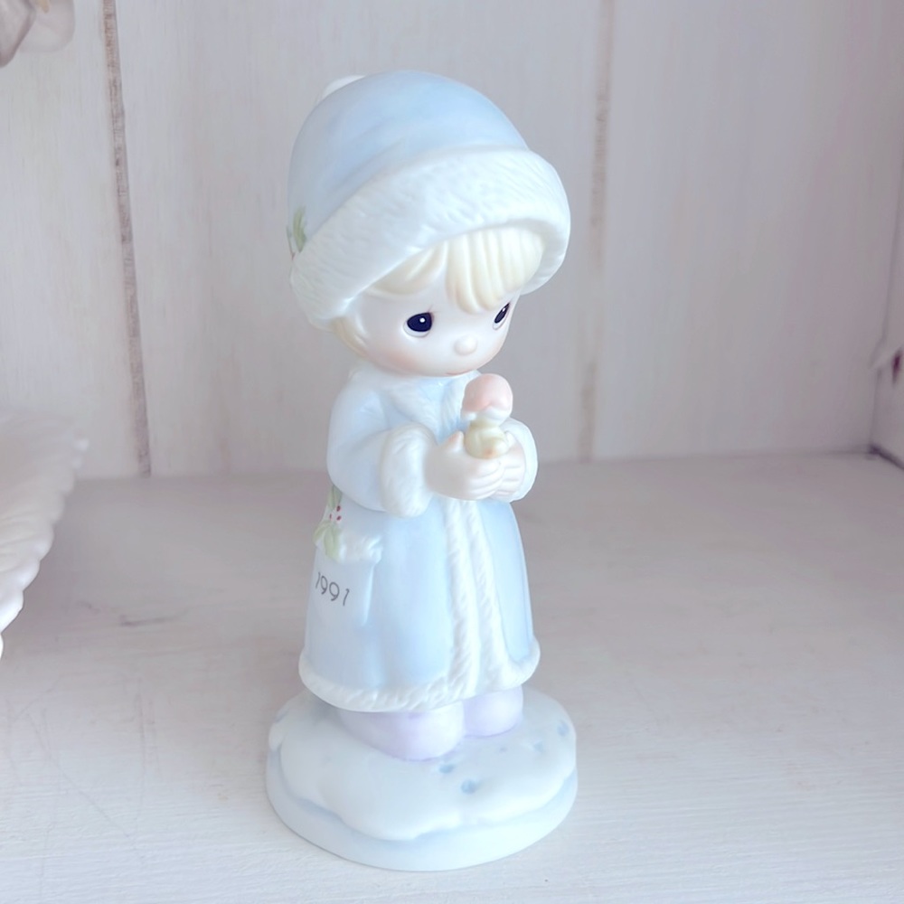 Precious Moments 1991 May your Christmas Be Merry